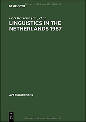 Linguistics in the Netherlands 1987 (AVT Publications, 3)