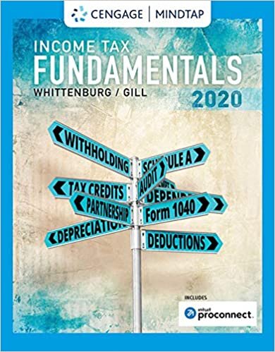 CengageNOWv2 for Whittenburg/Altus-Buller/Gill's Income Tax Fundamentals 2020, 2 terms Printed Access Card