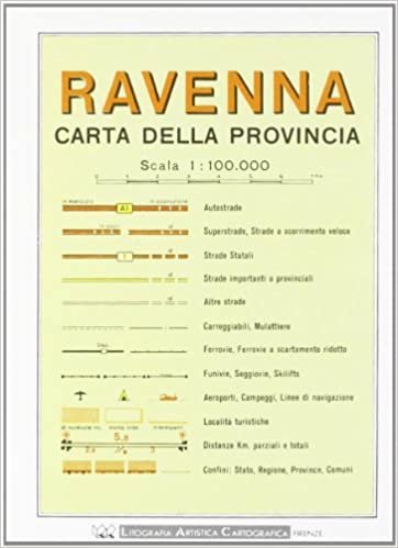 Ravenna Provincial Road Map (1:100, 000) indir
