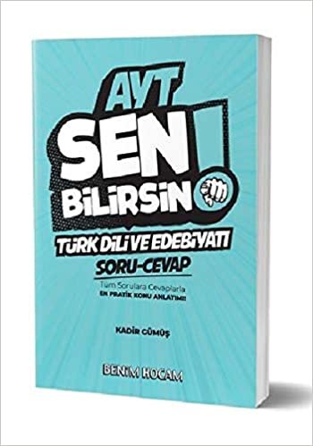 Benim Hocam AYT Türk Dili ve Edebiyatı Sen Bilirsin Soru-Cevap Kitabı indir