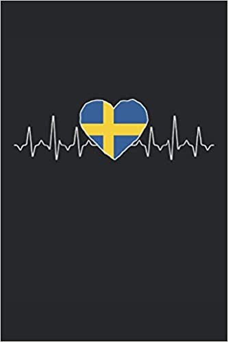 Notizbuch: Blanko Notizheft mit Schweden Cover | 120 linierte Seiten | Softcover | A5 Format | perfekt für Notizen, Texte, Aufzeichnungen etc.