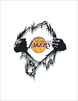 Los Angeles Lakers: Los Angeles Lakers Hero Basketball Notebooks, Logbook, Journal Composition Book Journal 110 Pages 8.5x11 in