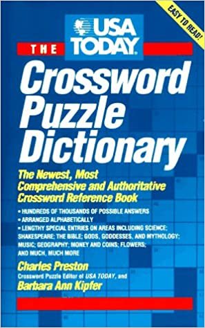 USA Today Crossword Puzzle Dictionary: The Newest Most Authoritative Reference Book