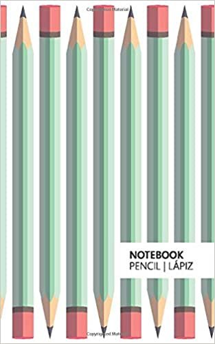 Notebook Pencil | Lápiz: (Light Green Edition) Fun notebook 96 ruled/lined pages (5x8 inches / 12.7x20.3cm / Junior Legal Pad / Nearly A5)