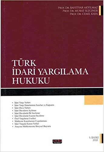 Türk İdari Yargılama Hukuku (Ciltli)