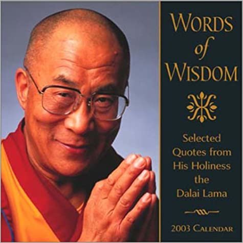 Words of Wisdom 2003 Calendar: Selected Quotes from His Holiness the Dalai Lama (Tear Off Calendar) indir