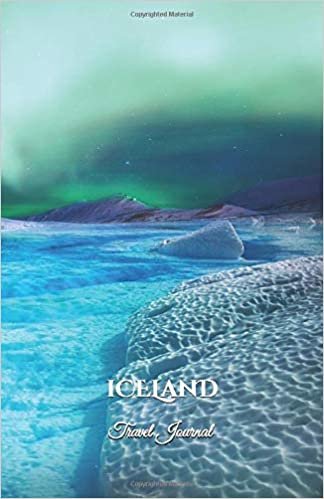 Iceland Travel Journal: Lightweight Airplane 5.5 x 8.5 Size Trip Notebook