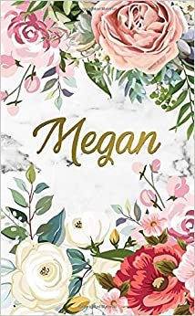 Megan: 2020-2021 Nifty 2 Year Monthly Pocket Planner and Organizer with Phone Book, Password Log & Notes | Two-Year (24 Months) Agenda and Calendar | ... Floral Personal Name Gift for Girls & Women indir