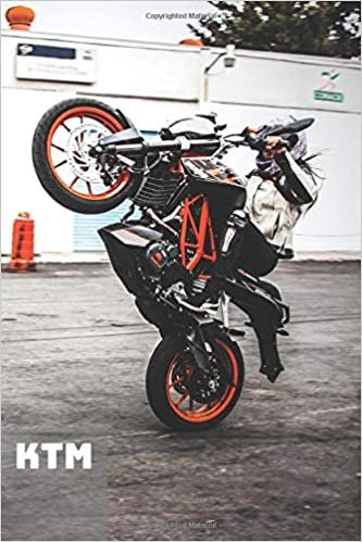 KTM: A Motivational Notebook Series for Car Fanatics: Blank journal makes a perfect gift for hardworking friend or family members (Colourful Cover, 110 Pages, Blank, 6 x 9) (Cars Notebooks, Band 1) indir