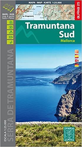 Mallorca -Tramuntana Sud GR11 map&hiking guide (ALPINA 25 - 1/25.000) indir