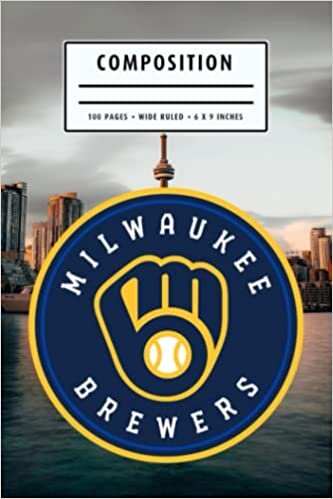 Composition : Milwaukee Brewers Notebook- To My Baseball Son , To My Baseball Dad - Baseball Notebook #2