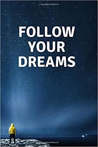 Follow your dreams: Simple Notebook, Journal, Diary (110 Pages, Blank, 6 x 9) indir