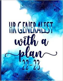 Hr Generalist With A Plan│ 2022-2023 Monthly Calendar Planner: Hr Generalist Gag Gifts │ Funny Organizer Diary Book To Dos Notes Passwords Budget For Appreciation birthday christmas