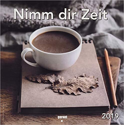 Monatskalender Nimm dir Zeit 2019 indir