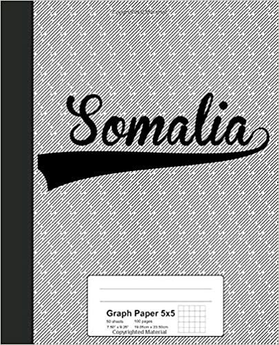 Graph Paper 5x5: SOMALIA Notebook (Weezag Graph Paper 5x5 Notebook) indir