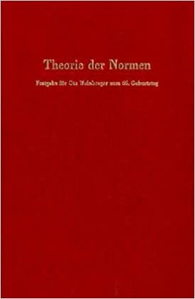 Theorie der Normen.: Festgabe für Ota Weinberger zum 65. Geburtstag.
