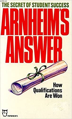 Arnheim's Answer: Secret of Student Success (Paperfronts S.)