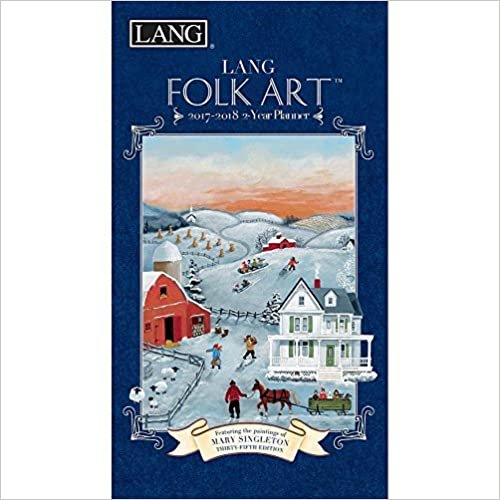 Lang Folk Art 2017 2-year Planner (Diary Slim)