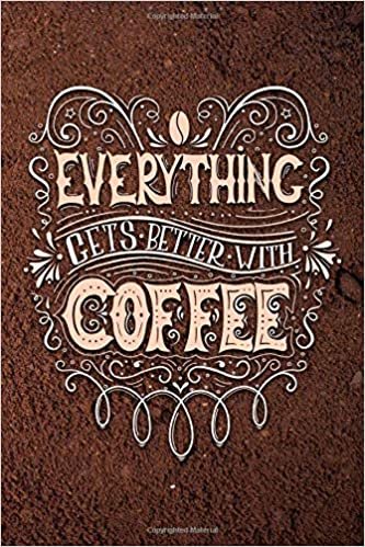 My coffee journal: Notebook for café lovers, morning planner / note book to write in with To-do list pages "6x9" 120 Pages indir