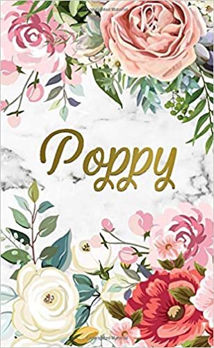 Poppy: 2020-2021 Nifty 2 Year Monthly Pocket Planner and Organizer with Phone Book, Password Log & Notes | Two-Year (24 Months) Agenda and Calendar | ... Floral Personal Name Gift for Girls & Women