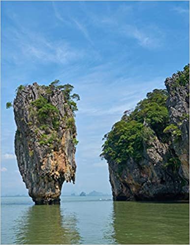 Notebook: Phuket Thailand Thai Province Bay Island 8.5" x 11" 150 Ruled Pages