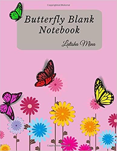 Butterfly Blank Notebook: Composition Notebooks Prime Day Elementary Writing Paper With Lines And Have Space For Drawing.