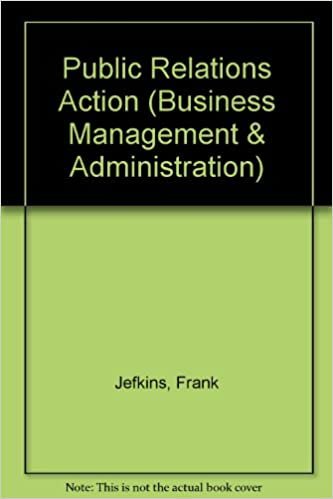 Public Relations In Action (Business Management & Administration) indir