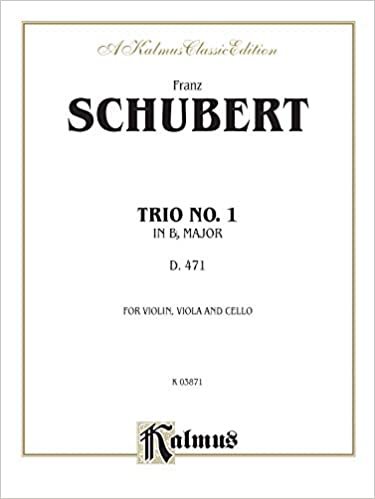 Trio No. 1 in B-Flat Major: Violin, Viola, & Cello (Kalmus Edition): 0