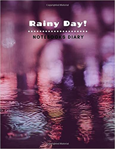 Rainy Day!: This Lined Notebook & Have a Blank Page For Your Own Drawing or Design (8.5 x 11 Large)