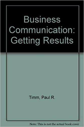 Business Communication: Getting Results