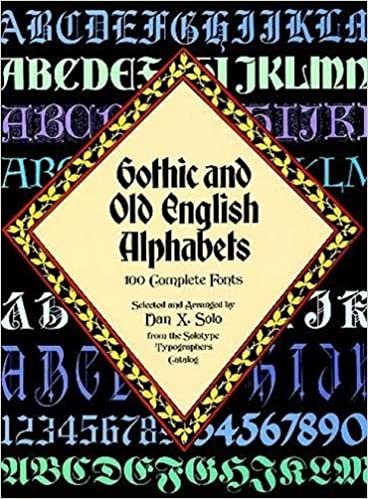 Gothic and Old English Alphabets: 100 Complete Fonts (Dover Pictorial Archives) (Dover Pictorial Archive Series) indir