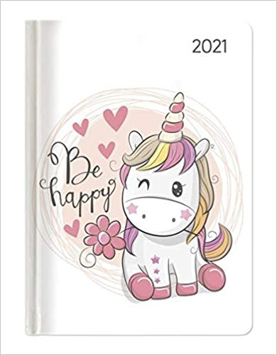 Ladytimer Unicorn 2021 - Einhorn - Taschenkalender A6 (11x15 cm) - Weekly - 192 Seiten - Notiz-Buch - Termin-Planer - Alpha Edition