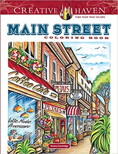 Creative Haven Main Street Coloring Book (Creative Haven Coloring Books) indir