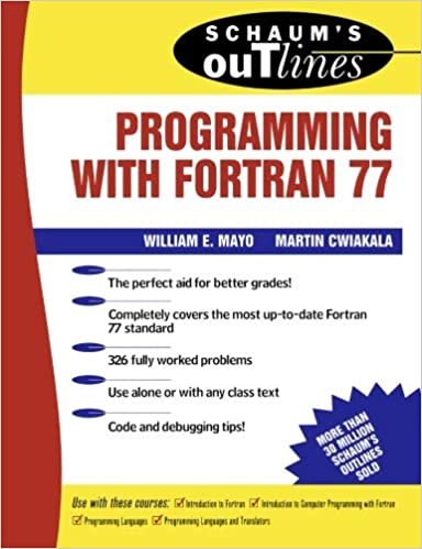 Schaum s Outline of Programming With Fortran 77 (Schaum s Outline Series) indir