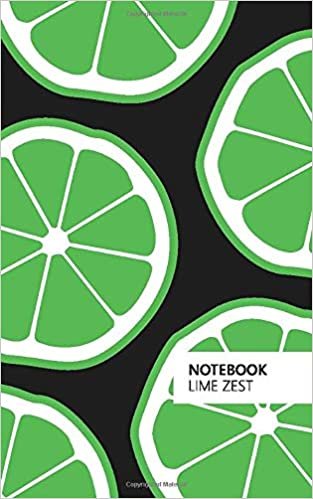 Notebook Lime Zest: (Black Edition) Fun notebook 96 ruled/lined pages (5x8 inches / 12.7x20.3cm / Junior Legal Pad / Nearly A5)