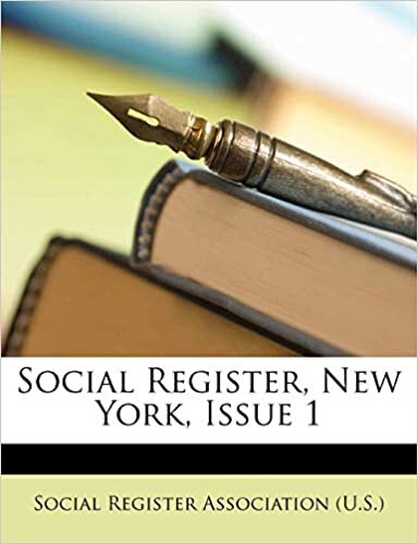 Social Register, New York, Issue 1