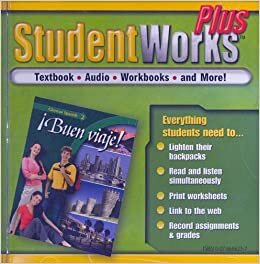 ¡buen Viaje!, Level 2, Studentworks Plus CD-ROM (Glencoe Spanish) indir
