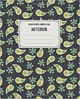 Graph Paper Composition Notebook: 5x5 Squares Per Inch Quad Ruled 100 Sheets 7.5” x 9.25” - Math & Science Composition Book for Students and Kids indir