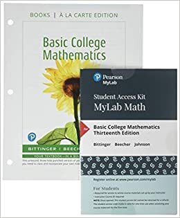 Basic College Mathematics, Books a la Carte Edition, Plus New Mylab Math with Pearson Etext -- 24 Month Access Card Package indir