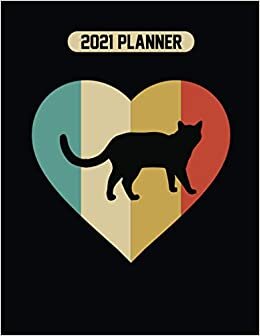 2021 Planner: Vintage Russian Blue Cat Birthday Gift 12 Months Weekly Planner With Daily & Monthly Overview | Personal Appointment Agenda Schedule Organizer With 2021 Calendar
