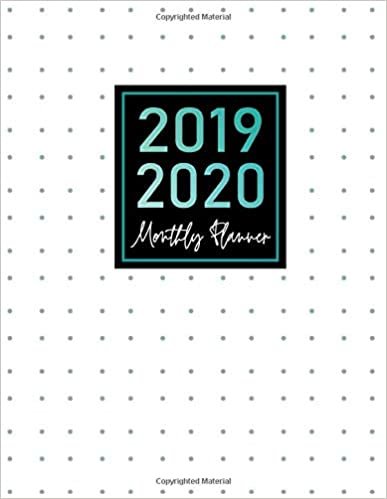 2019 2020 monthly planner: two year planner big size 8.5" x 11" : Monthly Planner (January 2019 – December 2020) , Calendars, motivation / inspired / Goal Agenda Planners , to do list , Contacts
