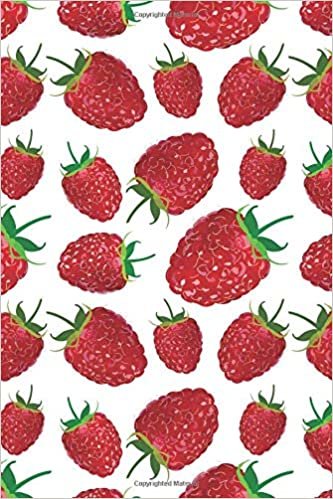 Raspberries: 6x9 Lined Writing Notebook Journal, 120 Pages