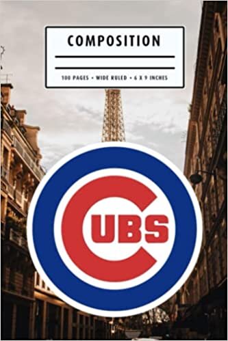 Weekly Planner Composition : Chicago Cubs Notebook- To My Baseball Son , To My Baseball Dad - Baseball Notebook #14