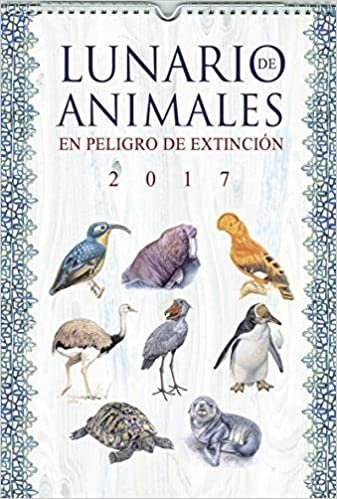 Calendario Lunario 2017. De animales en peligro