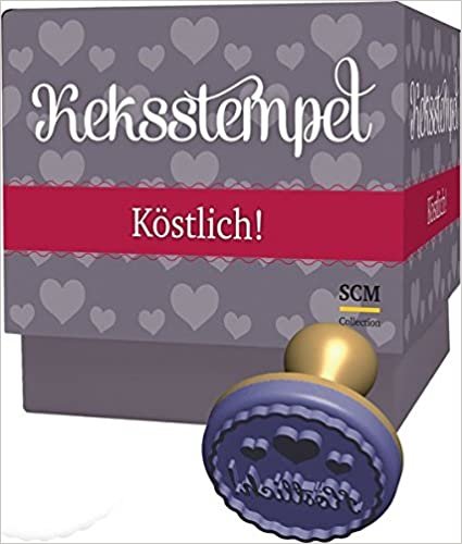 Keksstempel-Set "Köstlich!": mit Rezeptbuch indir