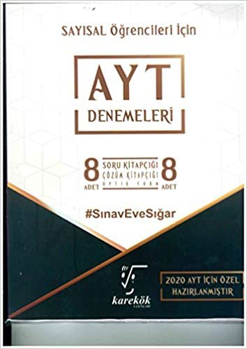 indir   Karekök AYT 8 Sayısal Deneme EveSığar 2020 tamamen