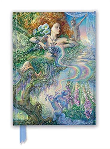 Josephine Wall: The Enchantment (Foiled Journal) (Flame Tree Notebooks) (Premium Notizbuch DIN A 5 mit Magnetverschluss)