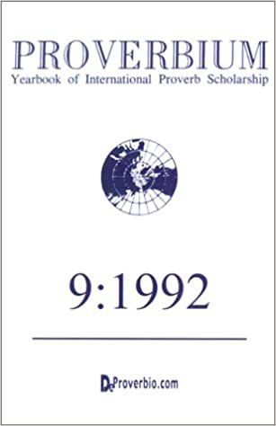 Proverbium: Yearbook of International Proverb Scholarship