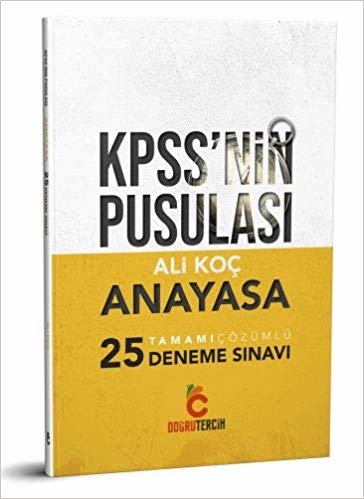 Doğru Tercih Yayınları 2019 KPSS'nin Pusulası Anayasa 25 Deneme