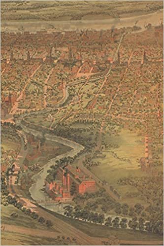 1864 Map of the City of Hartford, Connecticut - A Poetose Notebook / Journal / Diary (50 pages/25 sheets) (Poetose Notebooks)